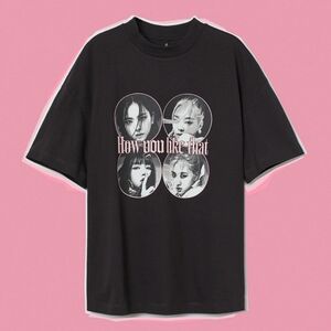 Blackpink x H&M Graphic Tee (2021), NEW